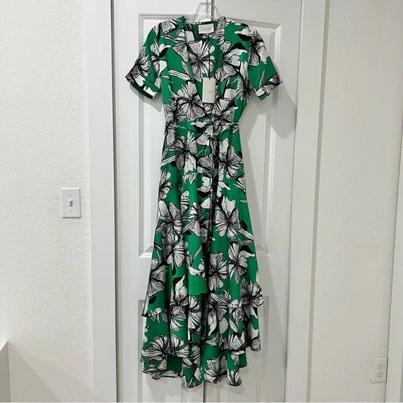 forest green maid of honor dress Whalen Shirt Dress main image 0